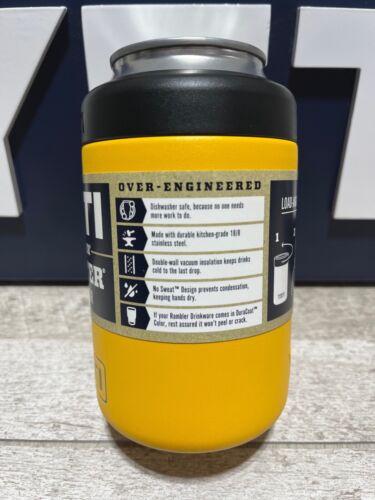 YETI Rambler Colster 12 OZ EDICIÓN LIMITADA RETIRADA * ¡AMARILLO ALPINO! * Nuevo con etiquetas - Imagen 3 de 6