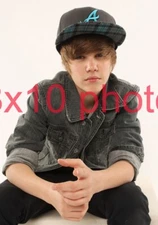 JUSTIN BIEBER #405,closeup,8X10 PHOTO