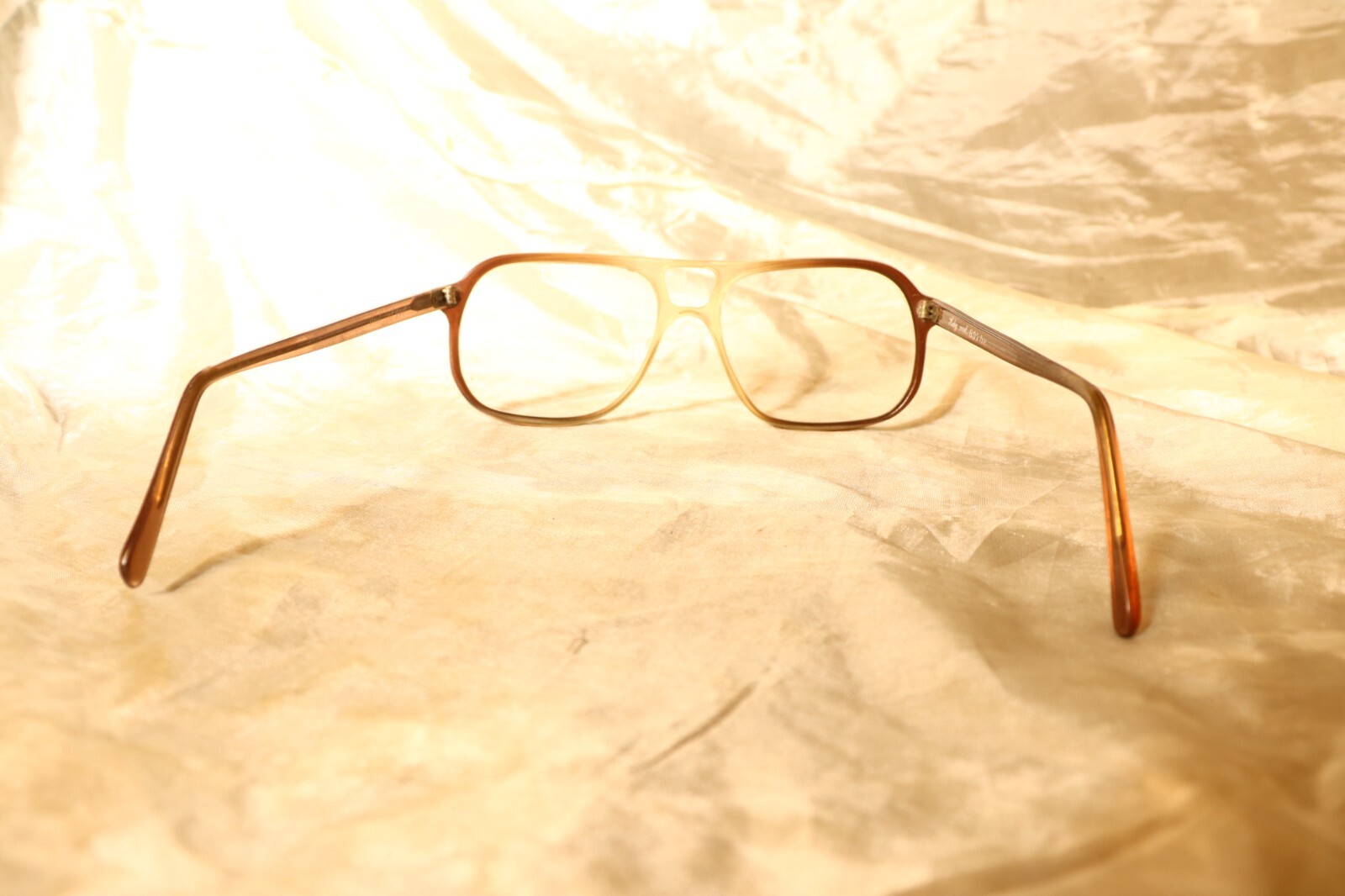 Vintage Ruby Mod 60752 Glasses Frame Aviator Doub… - image 12