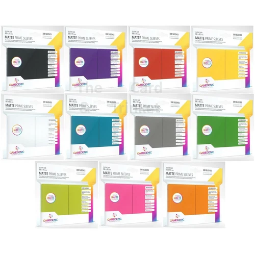 100 Gamegenic Matte Prime Standard Card Sleeves Deck Protectors 66mm x 91mm - Picture 1 of 25