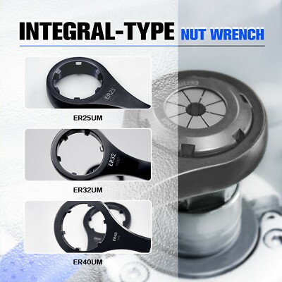 US Stock SFX ER25+ER32+ER40 Nut Wrench Spanner for CNC Collet Nut ER25/32/40UM