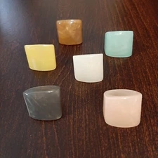 Wide Acrylic Resin Ring