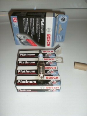 Set of 4 Bosch Platinum 6706 Car Truck Auto Spark Plugs HR8DPP30Y Various Makes