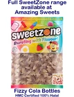 Halal Sweets Fizzy Cola Bottles, Fruity Hearts, Jelly 1kg Bag Halal HMC Sweets