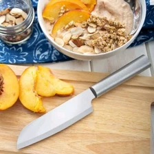 Rada Cutlery R140 Cooks Utility Knife, Sharp Kitchen Knives, Silver Handle NIP!