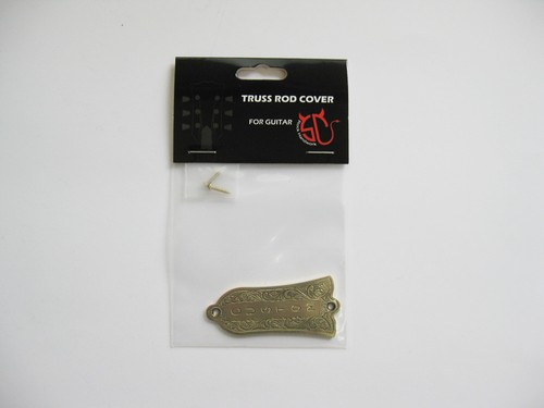 Hand engraving handmade brass truss rod cover fits most Gibson Les Paul SG - Picture 7 of 7
