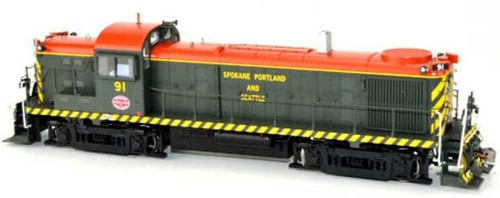 Bowser escala HO ~ SP&S Spokane Portland & Seattle RS-3 #91 ~ versión DC ~ 25229 | Zustand: New