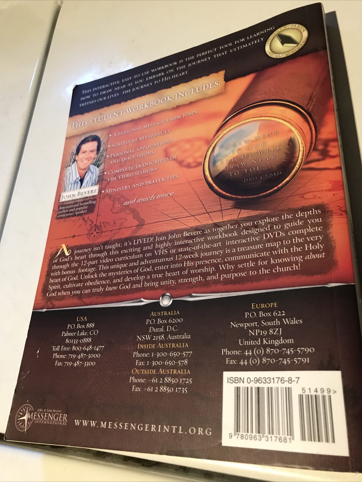 Drawing Near A Life of Intimacy with God Student Workbook by John