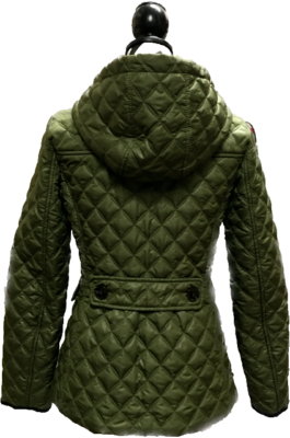 【レアサイズ】HYKE QUILTED COAT size3 Kate Spade jacket Size XS Oliver green Quilt ENCHANTED GREEN Coat