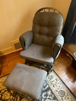 colonial rocker with foot rest | eBay