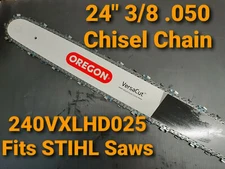 25" Oregon Bar & Chain Fits STIHL 066 064 Chainsaw Reduced Weight 3/8 050