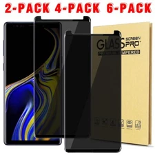 2/4/6 Pcs Privacy Tempered Glass Screen Protector For Samsung Galaxy Note8/Note9