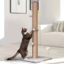 Tall Cat Scratching Post 36 in Large Cat Scratch Post for Indoor Cats with