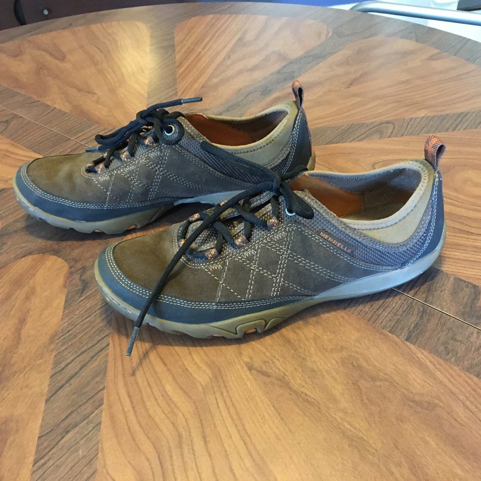 Merrell Move Mocha Lace Tie Athletic Walking Shoes Sneakers