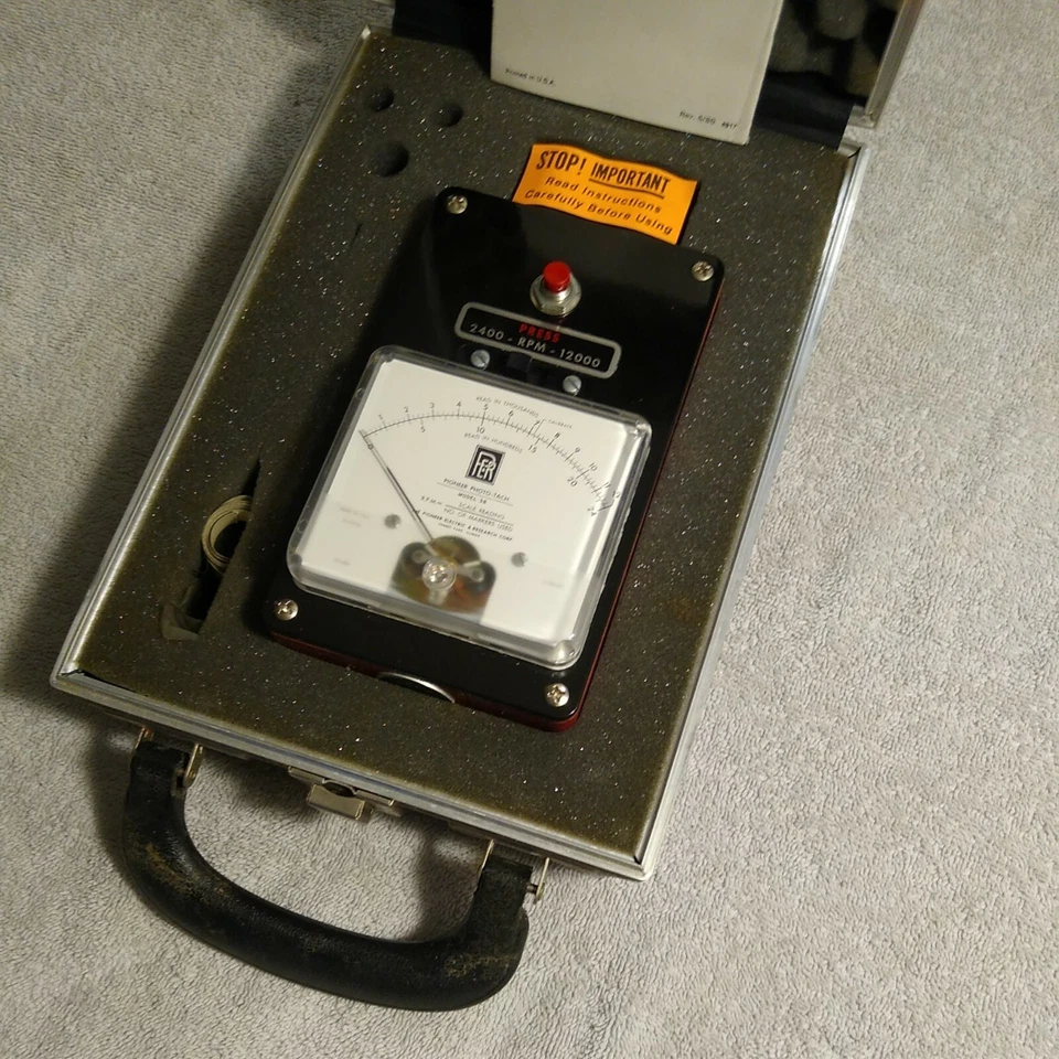 Tacómetro fotográfico Pioneer modelo 36 vintage Foto 3 de 4