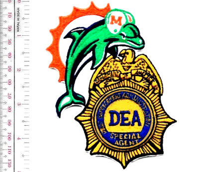 Drug Enforment Admin DEA Florida Miami Field Office Miami Dolphins NO TARIFF