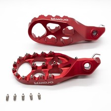 Mojo Footpegs Red 7075 Aluminum Fits KTM Husqvarna GasGas Various 125-500 2023+