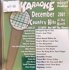 2001 DEC 60227 COUNTRY  CHARTBUSTER KARAOKE CDG