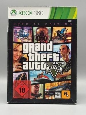 GTA 5 Special edition (Microsoft Xbox 360) guter Zustand + Anleitung Steelbook
