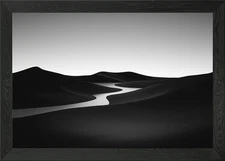 Abstract Desert Landscape Framed Wall Art Poster Canvas Print Picture