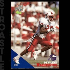Dewayne Washington 1994 Classic NFL Draft #41 Minnesota Vikings 🏈 Football (RC)