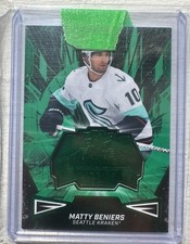 2022-23 SPx Finite Rookies Gold 10/10 Matty Beniers #F-3 RC Jersey Number 1/1