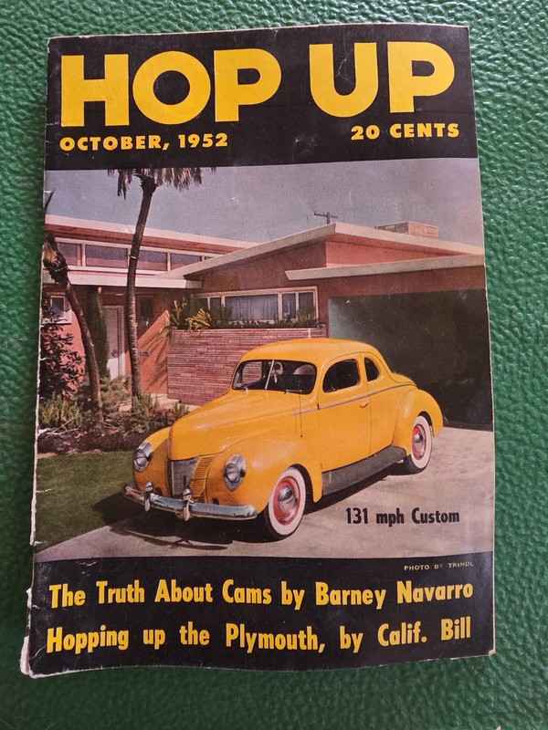 Lot Of 7 Vintage HOP UP MAGAZINE 1952 1953 Edges Rolled