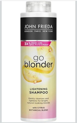 John Frieda Lightening for Blonde Hair, Citrus, Shampoo, 500 ml (1er Pack)