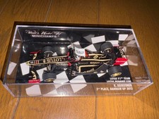 Minichamps 1/43 Kimi Raikkonen Lotus F1 E20 Bahrain GP Model Used Good Condition