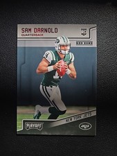 Sam Darnold RC 2018 Playoff RED ZONE Parallel ROOKIE Card #203 Seattle Seahawks . rookie card picture