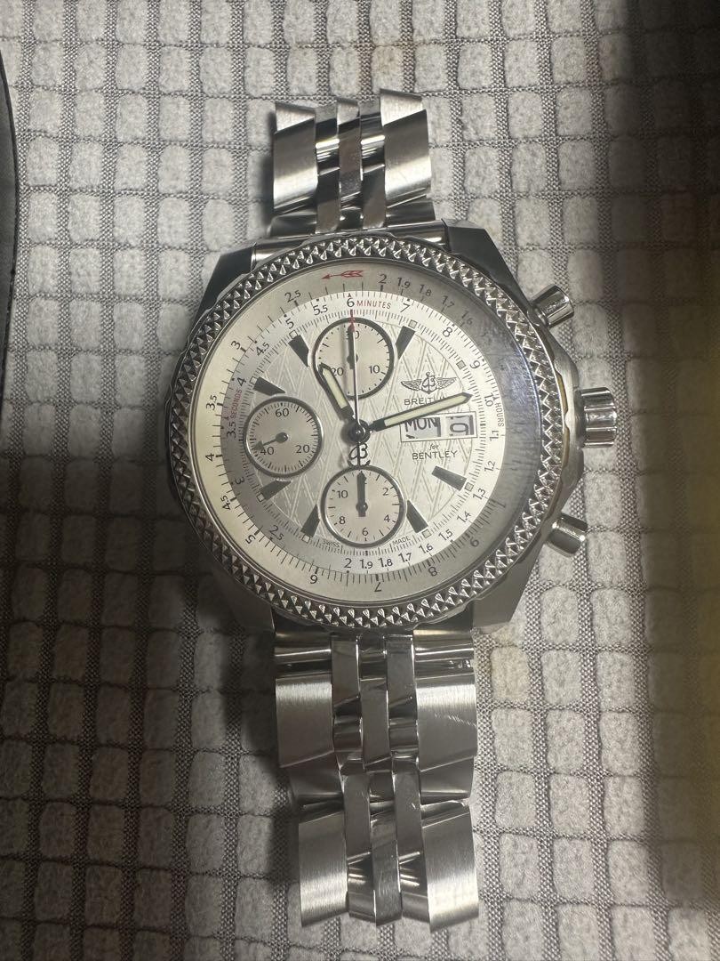 BREITLING Bentley GT Racing White Dial 45mm Men's Watch