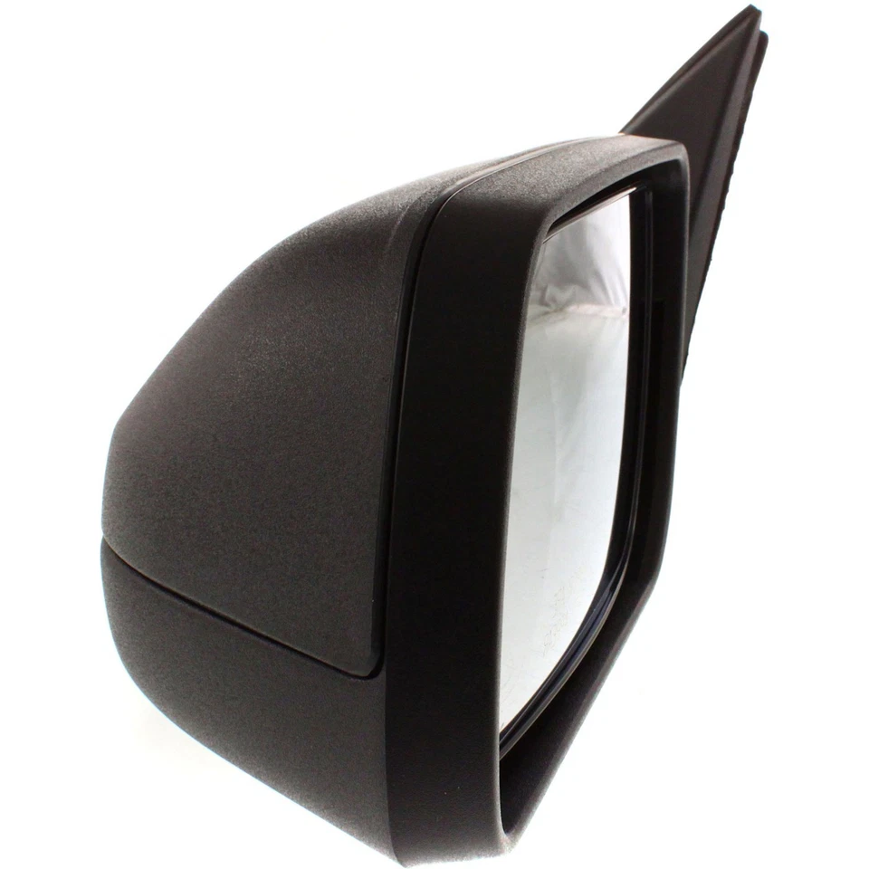 Power Mirror For 2009-2012 Ford Flex Front Left Manual Folding Textured Black - Image 3 of 4