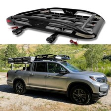 For Honda Ridgeline 50x38 Roof Rack Luggage Cargo Basket Cross Bar Aluminum For Honda Ridgeline 50x38 Roof Rack Luggage Cargo Basket Cross Bar Aluminum