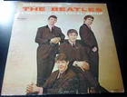 Introducing the Beatles LP Vintage Mono Vee-Jay Beatles above spindle on label