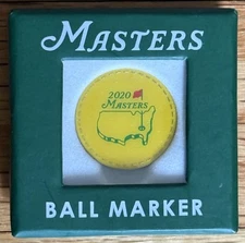 The Masters 2020 Golf Ball Marker Authentic Augusta National Commemorative COVID