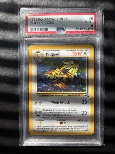 Pidgeot 8/64 Jungle Holo PSA 9