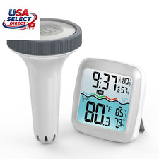 Floating Pool Thermometer Easy Read IPX8 Waterproof 328ft Range