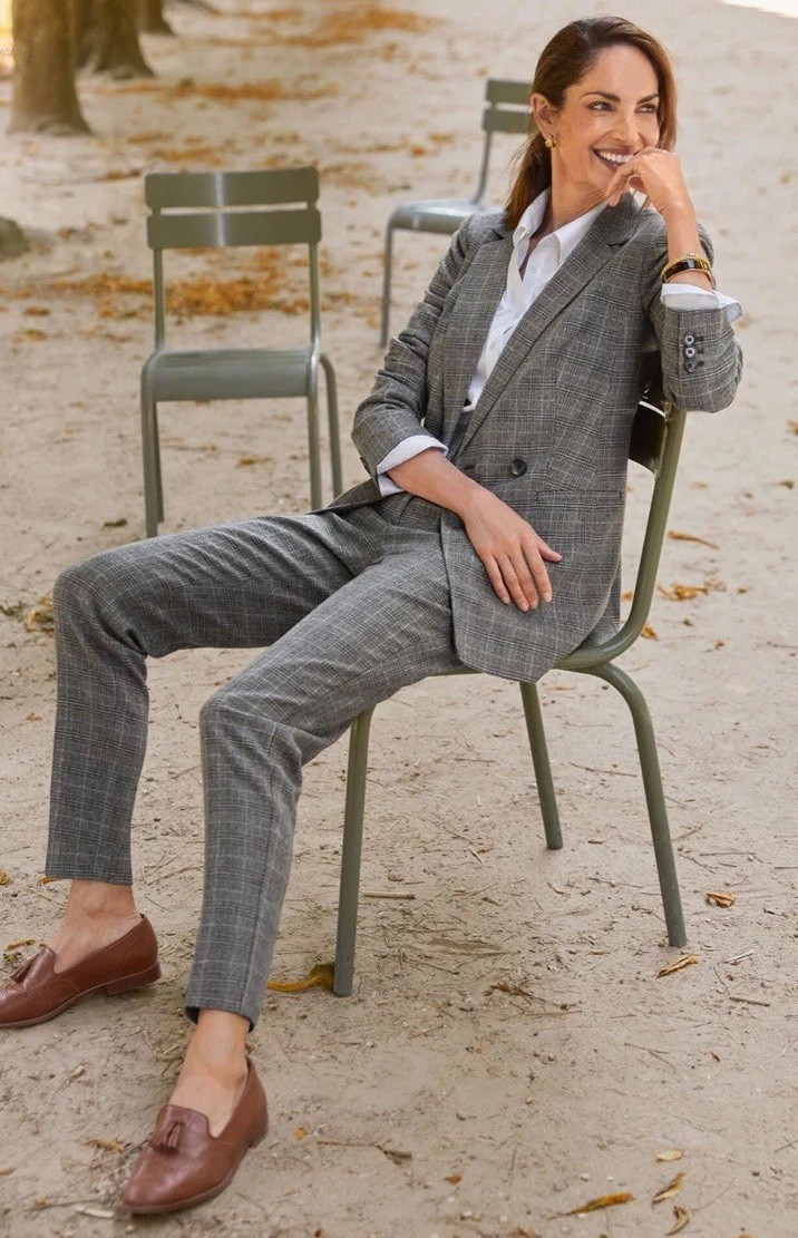 Talbots Button Down Wrinkle Resistant Stretch Whi… - image 1