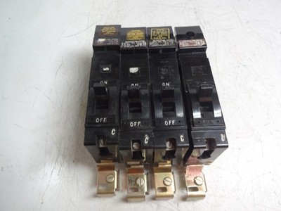 Lot Of 4 Square D Fy-14020-c Circuit Breaker 20amp