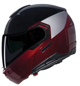 Nolan N90-3 Vern Speciale Red Black Gloss Flip Front Modular Motorcycle Helmet