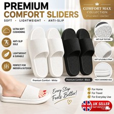 Premium Unisex Cloud Slippers Ultra Soft Pillow Slides Anti-Slip Bathroom Casual
