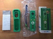 Nintendo OEM Original Wii U Remote Plus Luigi Green Controller with Box-Tested-