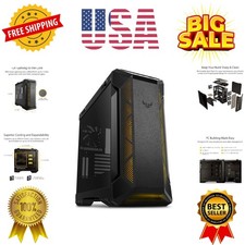 TUF Gaming GT501 Mid-Tower PC Case for up to EATX Motherboards with USB 3.0 F...