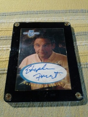 trading cards autograph Stephen Furst Babylon 5