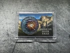 2021 American Silver Eagle Rainbow Tone 1oz .999 TYPE- 1 STUNNING Toning.