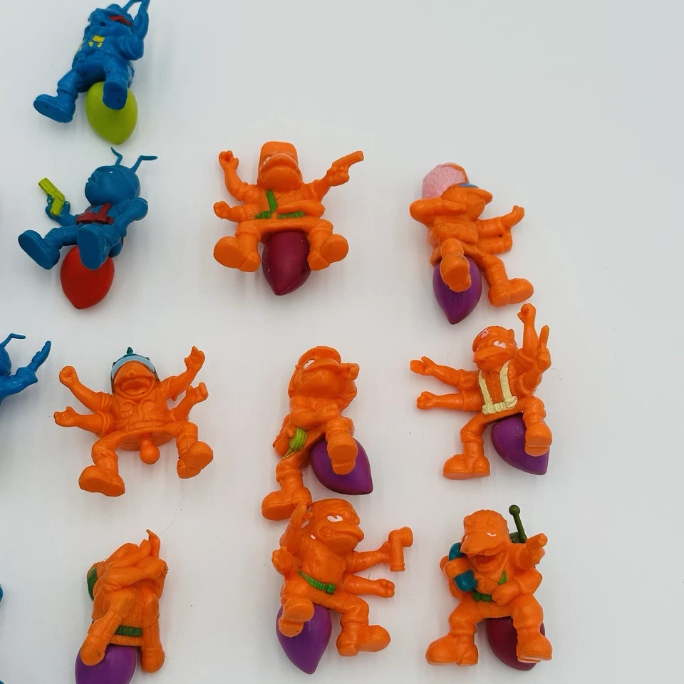Lote de 19 figuras vintage Hasbro Army Ants Orange & Blue Team 1987 Foto 4 de 4