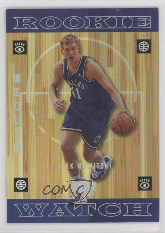 1998-99 Upper Deck Encore Rookie Watch Dirk Nowitzki #122 HOF 0ju0