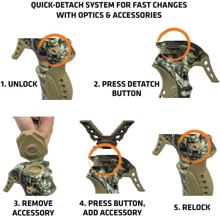 Primos Trigger Stick Gen3 Shooting Stick, Adjustable Height, One Size, Black - Image 3 of 4