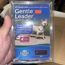 Gentle Leader Quick Release Head Collar for Pets Under 5 LBS Black
