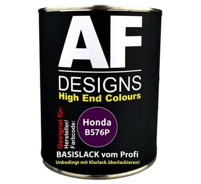 250ML Autolack für Honda B576P Fathom Blue Perl X. Basislack spritzfertig